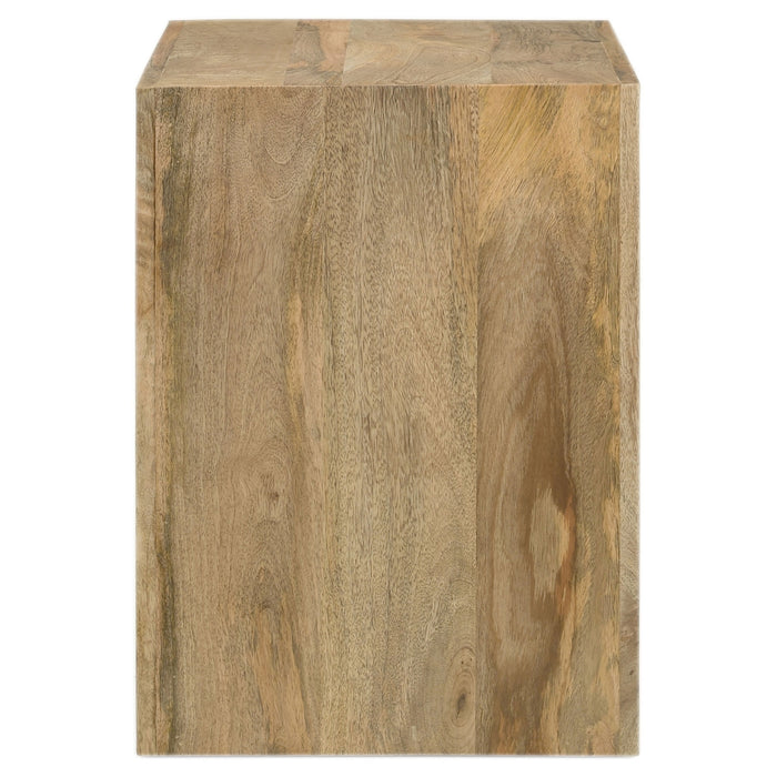 Benton Rectangular Solid Wood End Table Natural