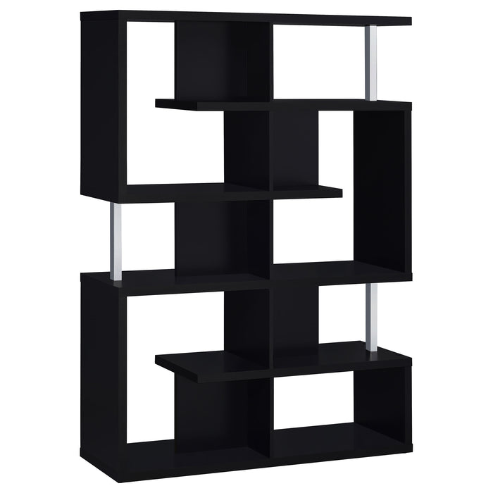 Hoover 63-inch 5-shelf Bookshelf Black