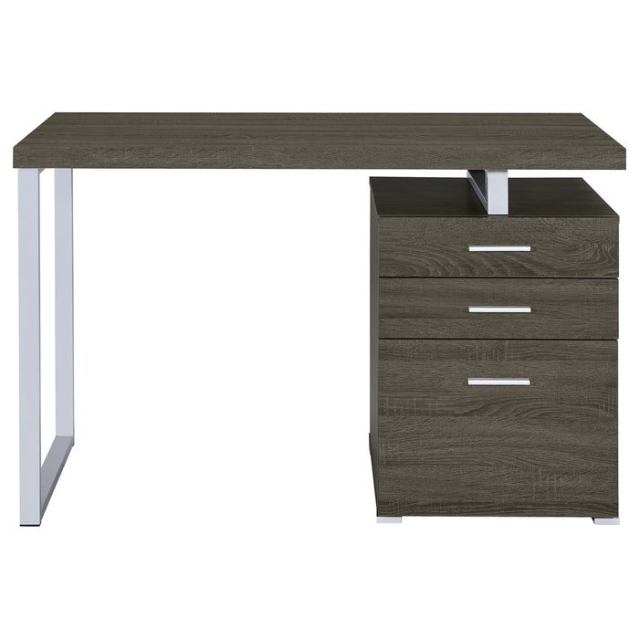 Brennan 47-inch 3-drawer Office Computer Desk Weathered Grey