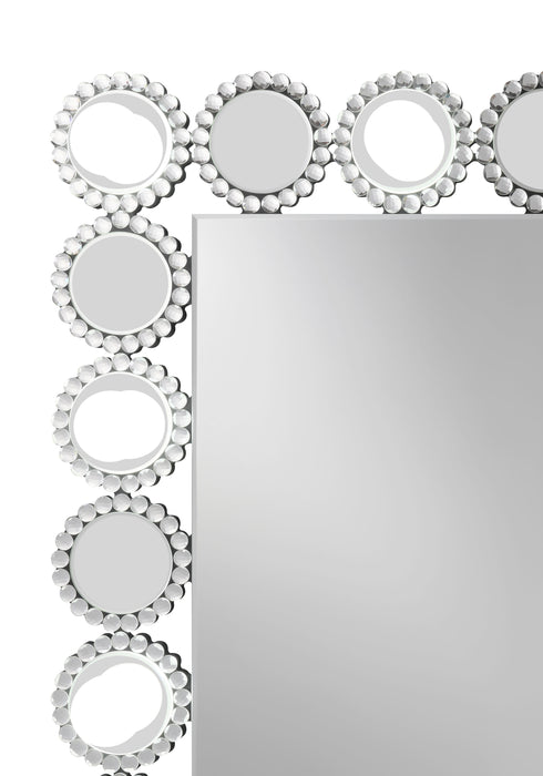 Aghes Vanity Mirror with Lighting Silver